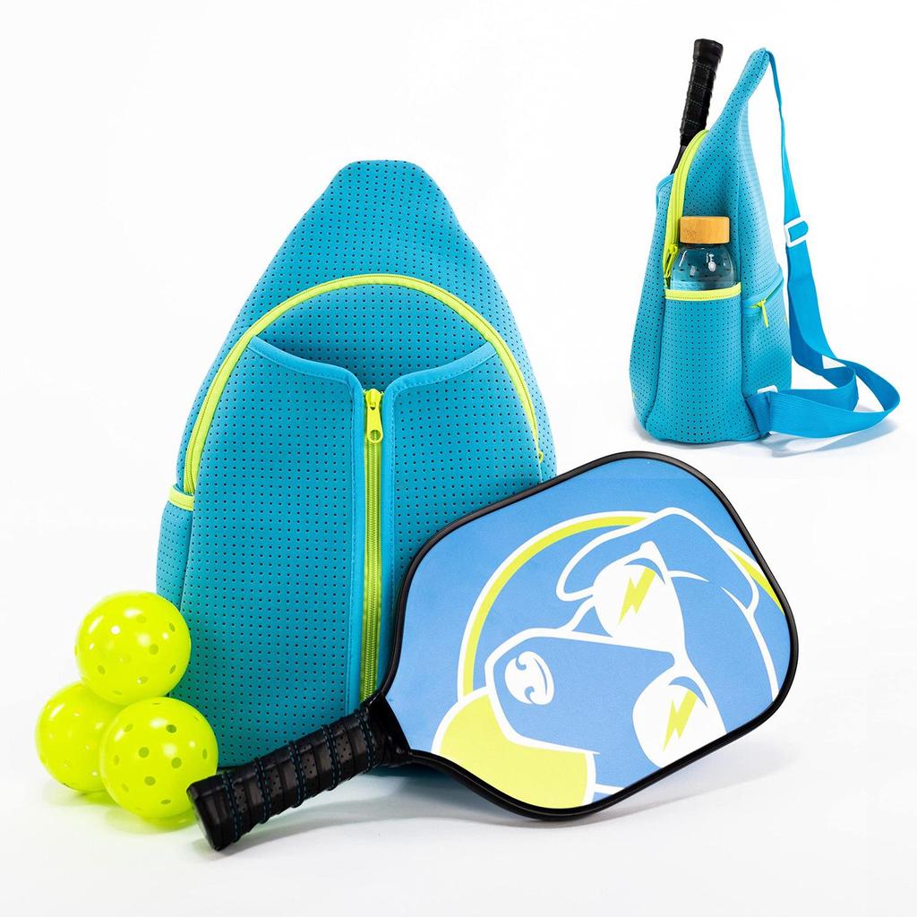 2025 Portable Sports Bag for Badminton, Tennis & Pickleball - Fits 2 Rackets, Handheld, Large-Capacity, Down Cotton