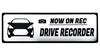Honami Works AQUA 10 Series NHP10 Dash Cam Equipped Vehicle Emblem Dash Cam Sticker Mid-Term