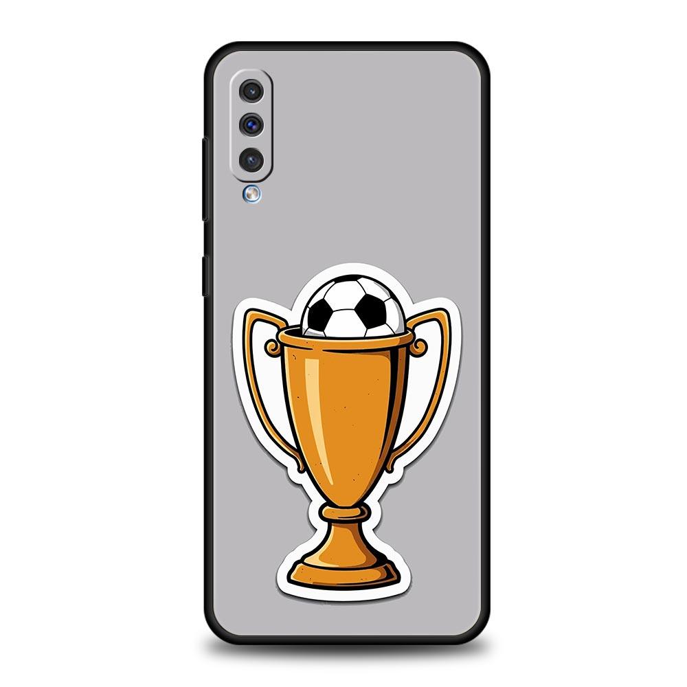 

Phone Case For Samsung A56 A36 A26 A24 A12 A14 A16 A50 A70 A20E A10S A22 A40 A34 A54 A42 A52 5G A04s A06 Cover Soccer Heartbeat Galaxy A52 5G