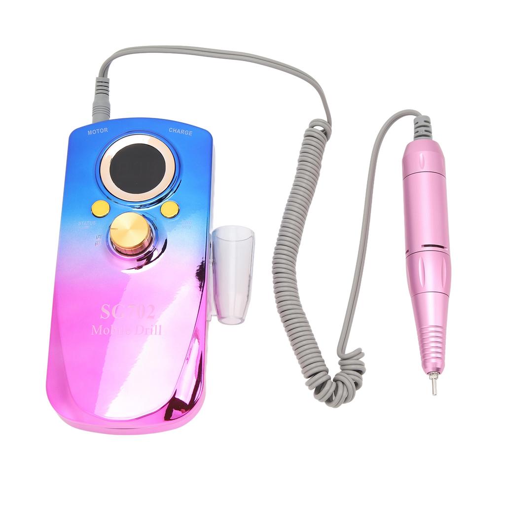 35000RPM Nail Drill Machine Polishing Grinding Electric Manicure File Tools for Nail Beauty Salon 100‑240VUS Plug