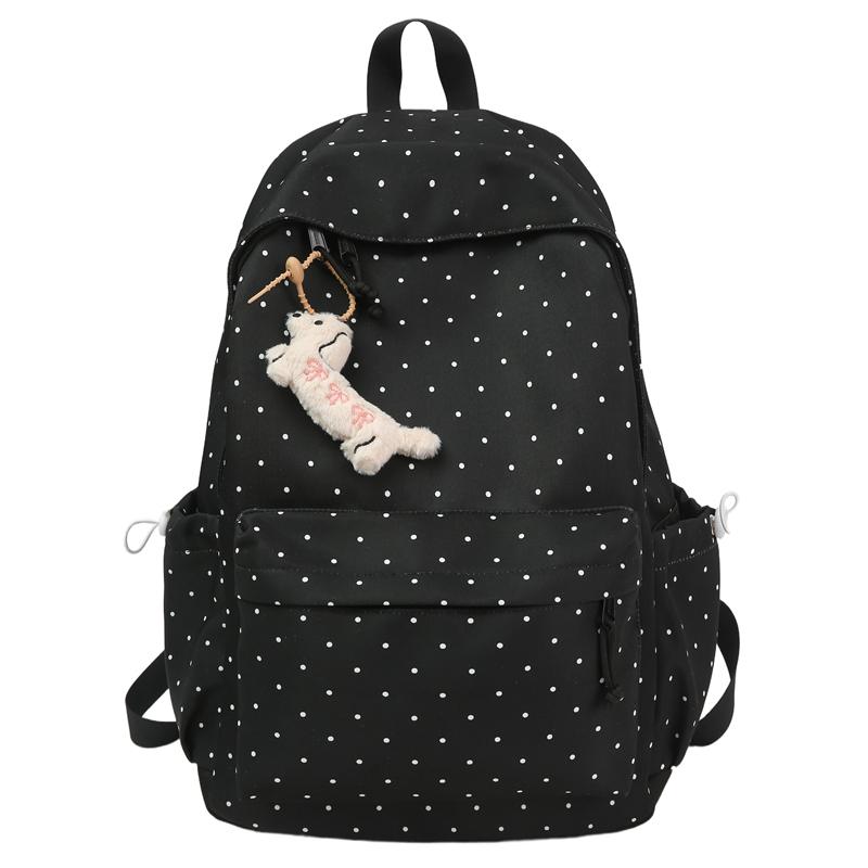 Point Print Student Schoolbag Women's Backpack