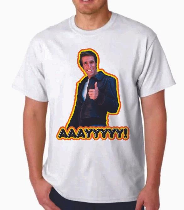 FONZIE HAPPY DAYS T-T-shirt THE FONZ RETRO DESIGN TV SHOW S