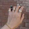 Adjustable Punk Styles Ear Cuff Rings Craft Of Copper For Daily Wear And Special Occasions