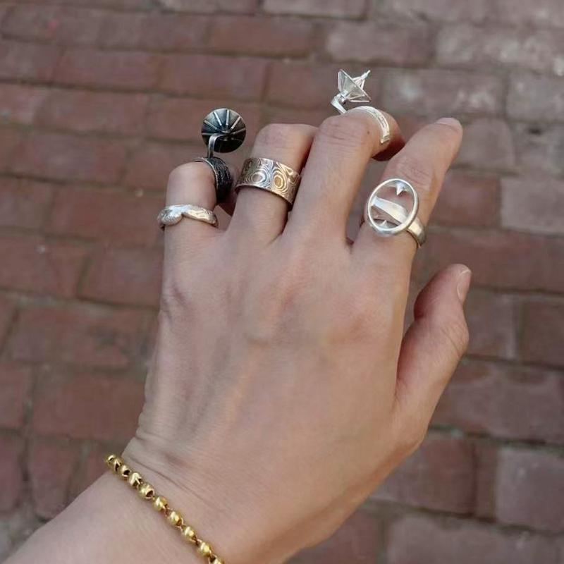 Adjustable Punk Styles Ear Cuff Rings Craft Of Copper For Daily Wear And Special Occasions