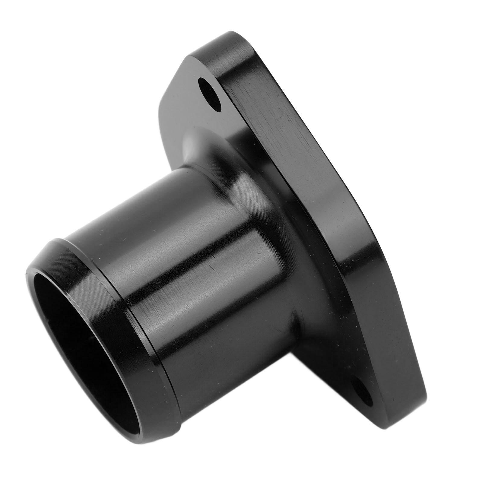 

Water Neck Thermostat Housing Aluminium Alloy Engine Thermostat Housing with Leak Proof Seal for чёрный