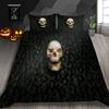 Dream NS Skeleton Bedding Set Linens Duvet Cover Quilt Comforter Pillow Case 3D Red King Halloween Bedroom Decoration