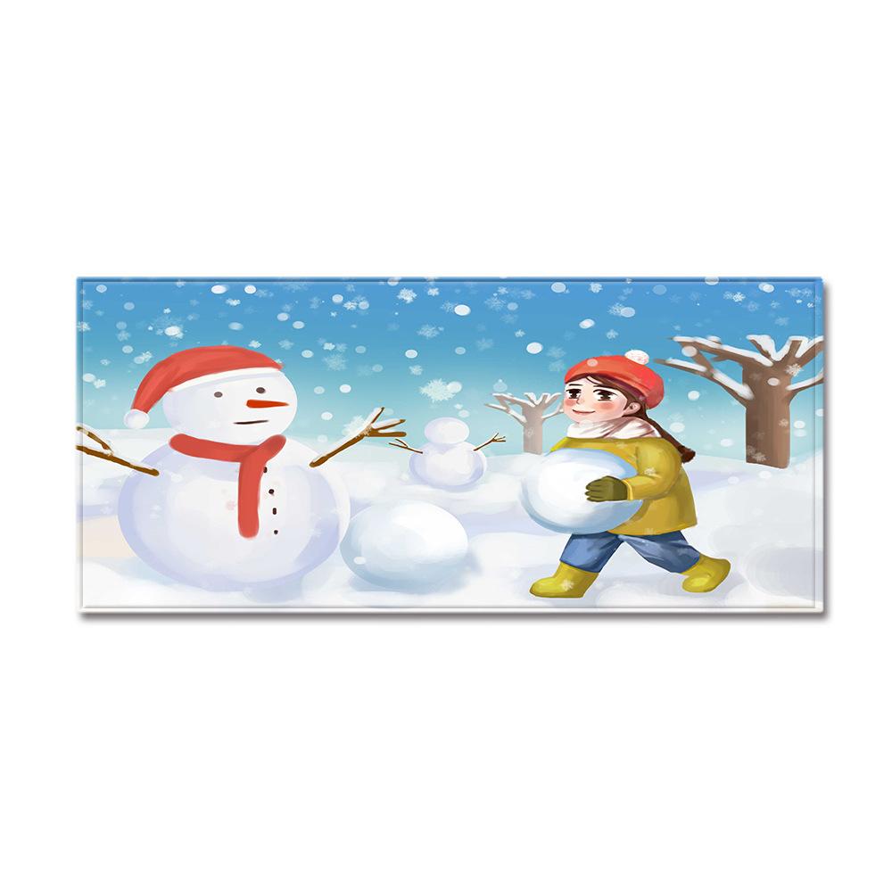 Christmas Kitchen Sand Carpet Doormat Long Floor Mat