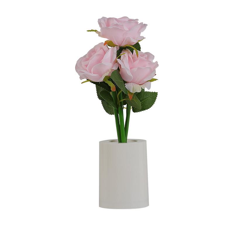 Rose Bouquet Night Light: Creative Bedroom Lamp & Home Decor Ornament