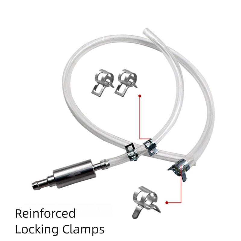 Bremsenentlüftungsschlauch Einweg-Rückschlagventile Schlauchentlüftungswerkzeug-Kit für Motorrad-Kupplung Motorrad-Bremsenentlüftungs-Kit