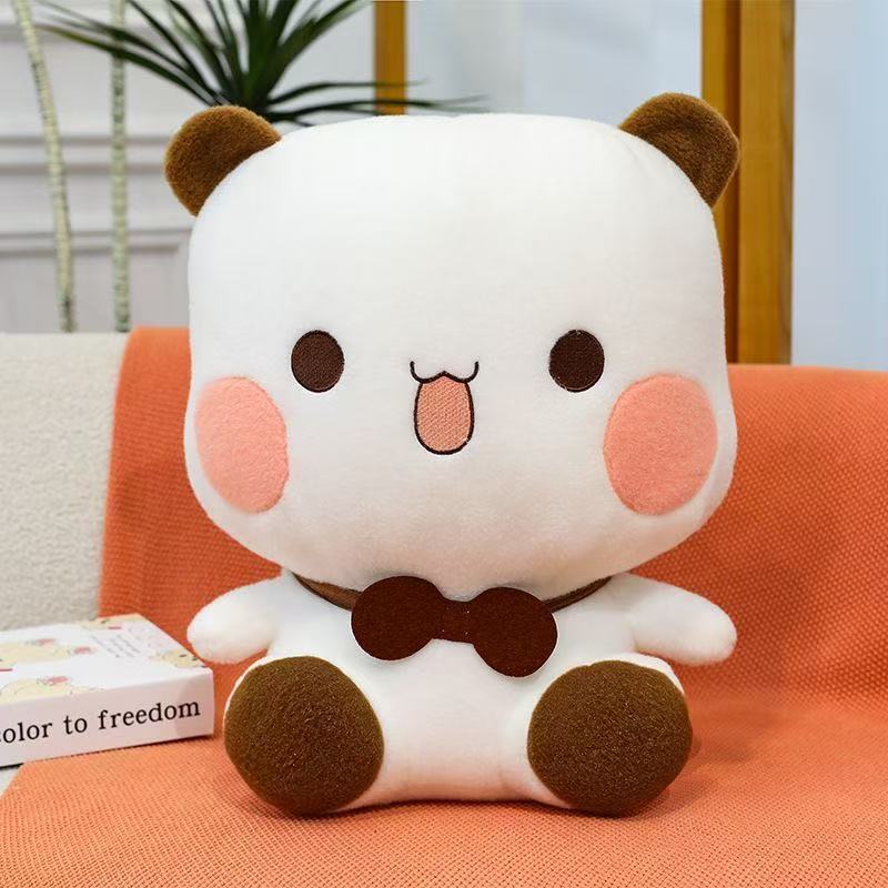 Cute Bubu Dudu Plush Toys Yier Panda Bear Stuffed Dolls Kawaii Animal Plushies Soft Toy Sleeping Dolls Home Bed Car Decorations