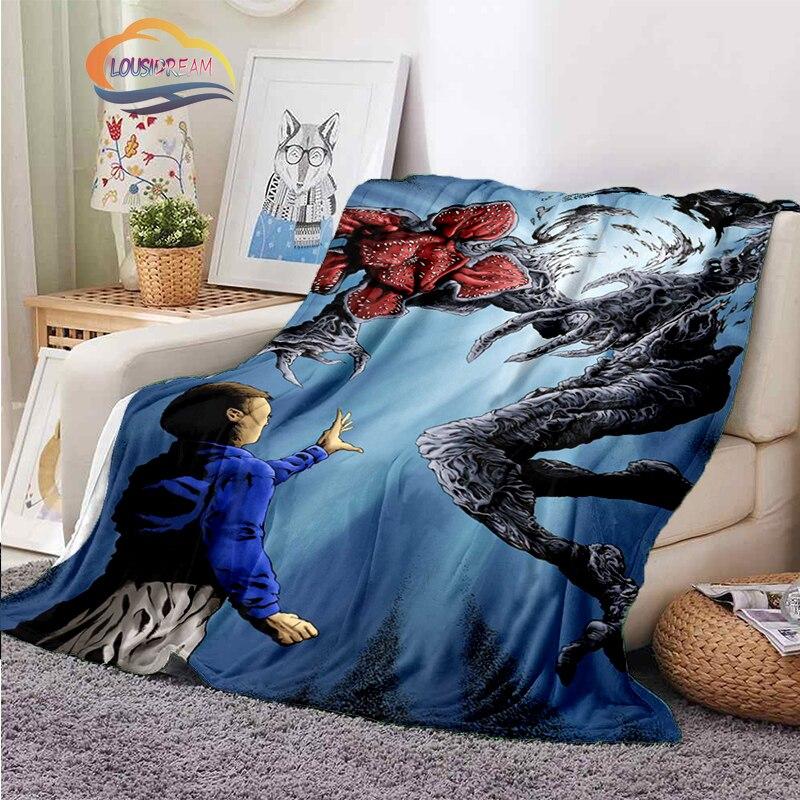 Stranger Things blanket 3D print Halloween Stranger Things blanket newest Popular Horror drama Sofa bed blanket Camping blanket