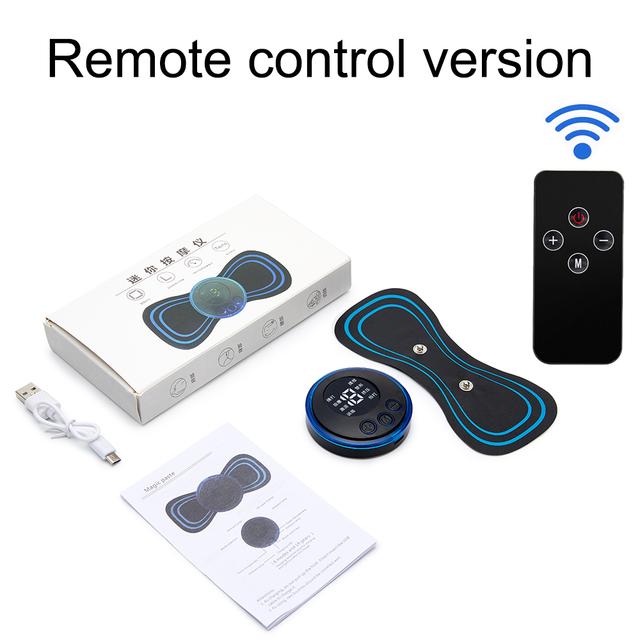 Neck Rechargeable Massager Electric Neck Massage EMS Cervical Vertebra Massage Patch for Muscle Pain Relief