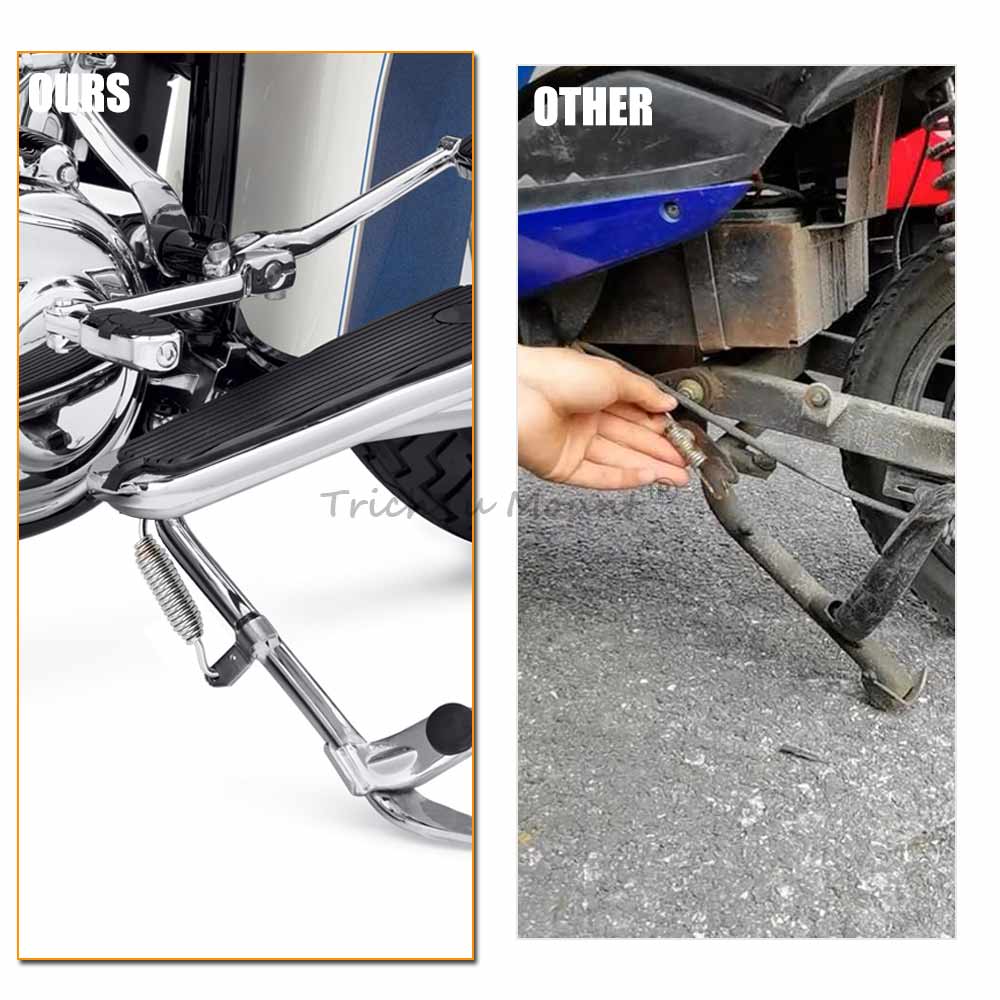 Motorcycle Side Stand Tension Spring Kickstand Spring For Harley Sportster XL883 1200 Dyna FXD Softail FatBoy Electra Glide FLHR