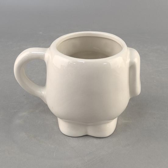 Dachshund Mug Ceramic 3D Sausage Dog Coffee Cup with Vivid Carved Handle Hand-Painted Fun Dog Lover Gift for Coffee Lovers