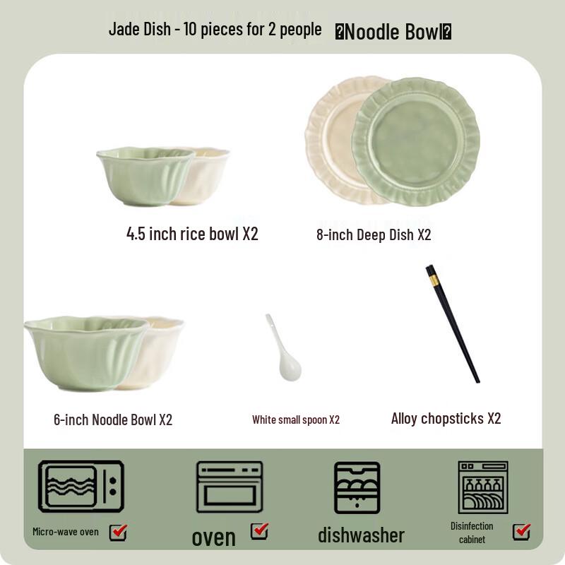 Zhishi Elegant Ceramic Dinnerware Set