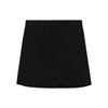 Ss23 Solid High-Waisted Slim Fit Pleated Mini Skirt Women Skirts Black WD-BL1-23-007-W-BK