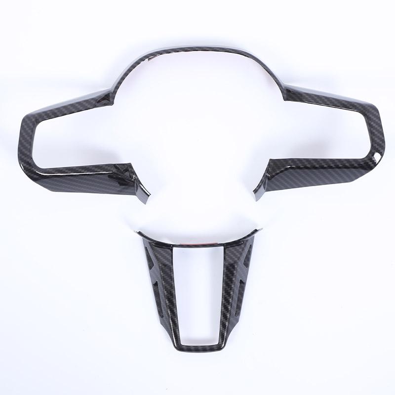 ABS Carbon Fiber For BMW 5 7 Series G60 G70 I7 2024 2025 For X3 G45 2025 Car Steering Wheel Frame Cover Trim Sticker Accessories