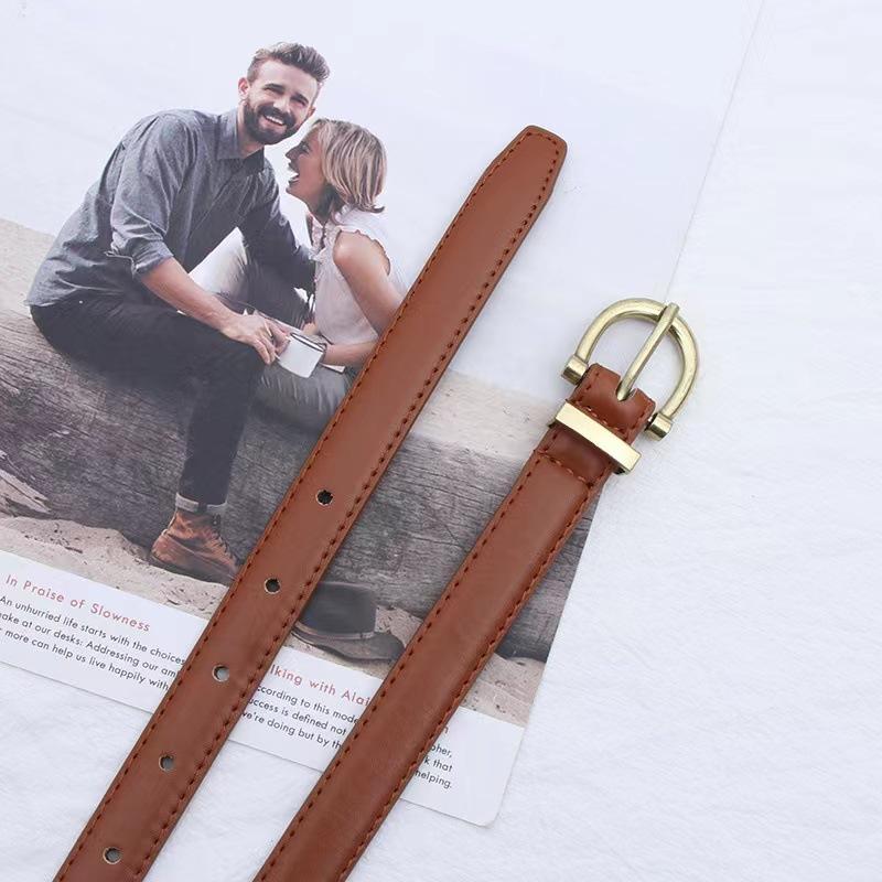 

This Is A Fashionable and Versatile Women s Jeans with A Black Trendy New Belt In An Ins Style 105cm