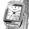 CASIO Standard Cheap Wristwatch Watch Ladies Analog Stainless Silver LTP-V007D-7E