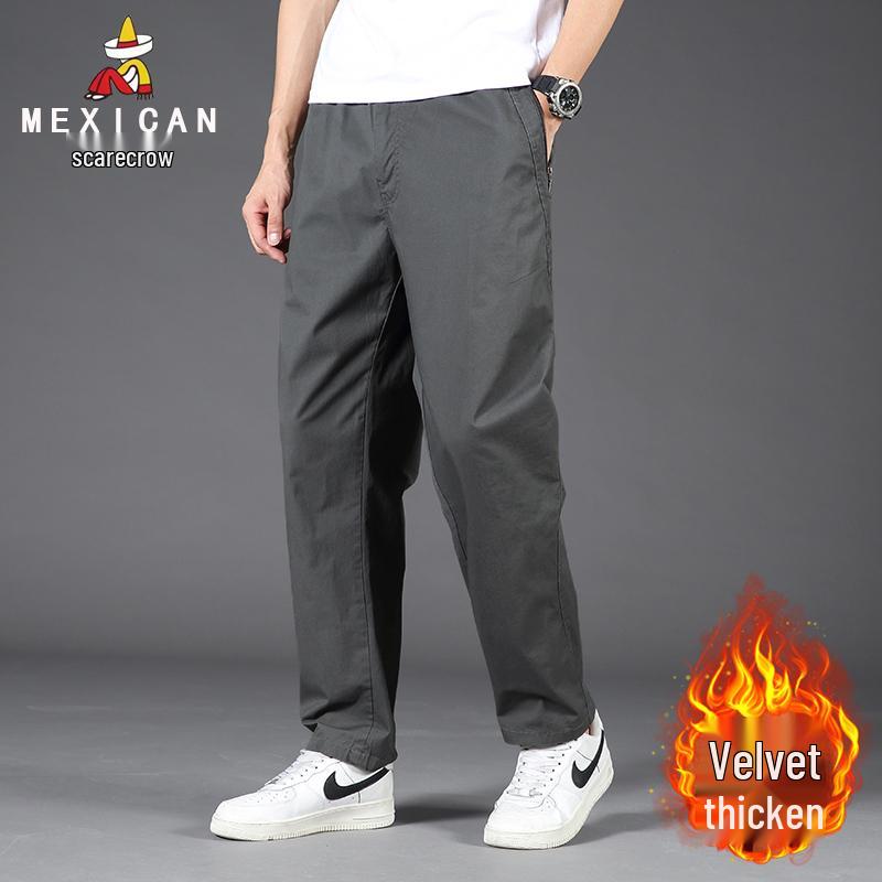 

Мужские брюки карго большого размера Scarecrow - Повседневные, свободного кроя для весны и осени 6XL 240-260 jin