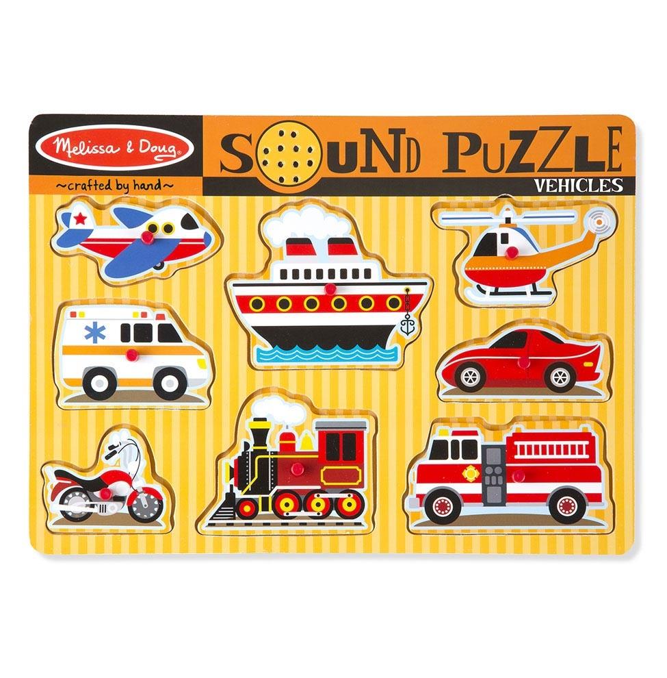 melissa and doug wooden vehicles maze puzzle