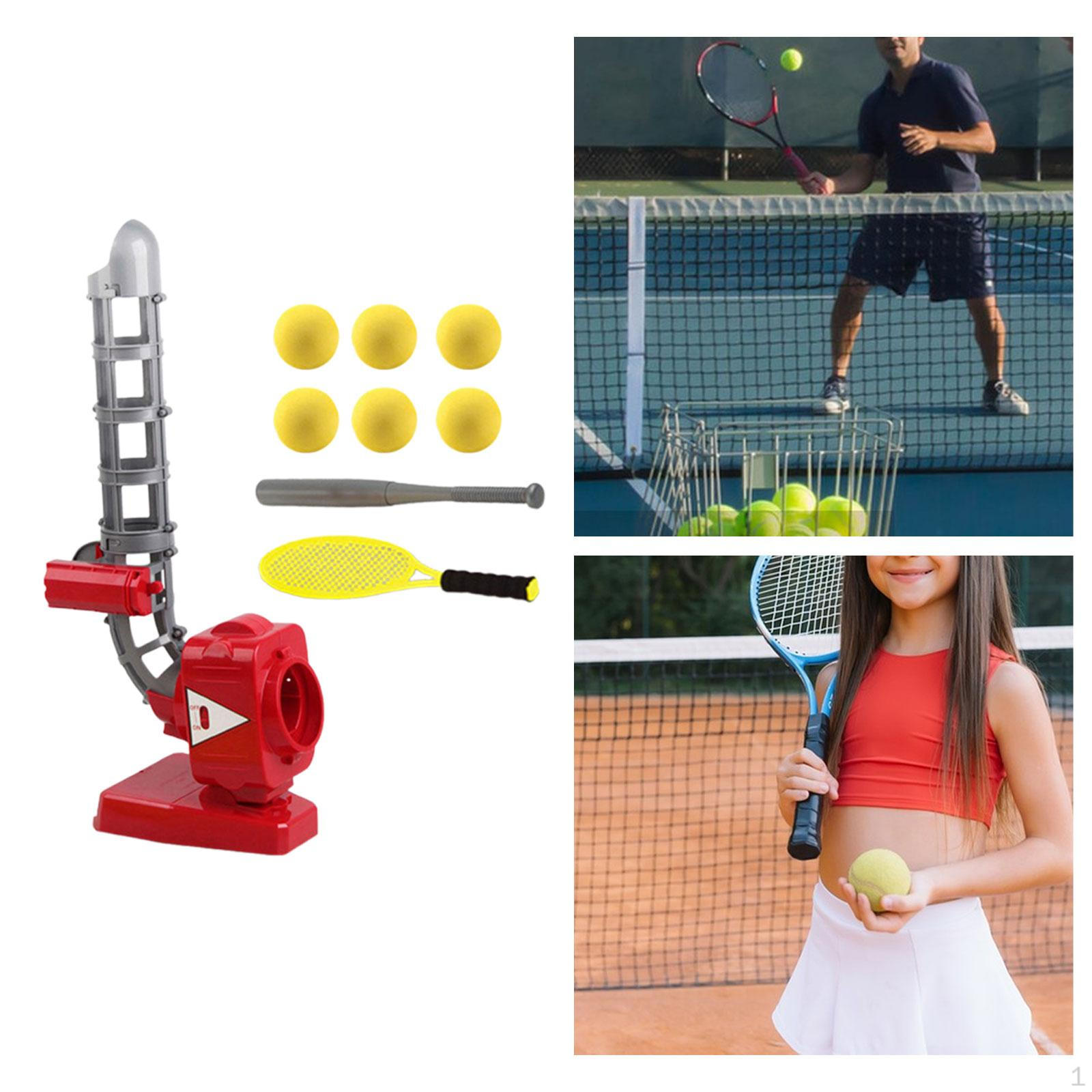 

Усовершенствованный набор машин для подачи бейсбола для развлечений на свежем воздухе красный