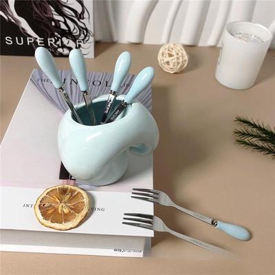 Ceramic Fruit & Dessert Forks