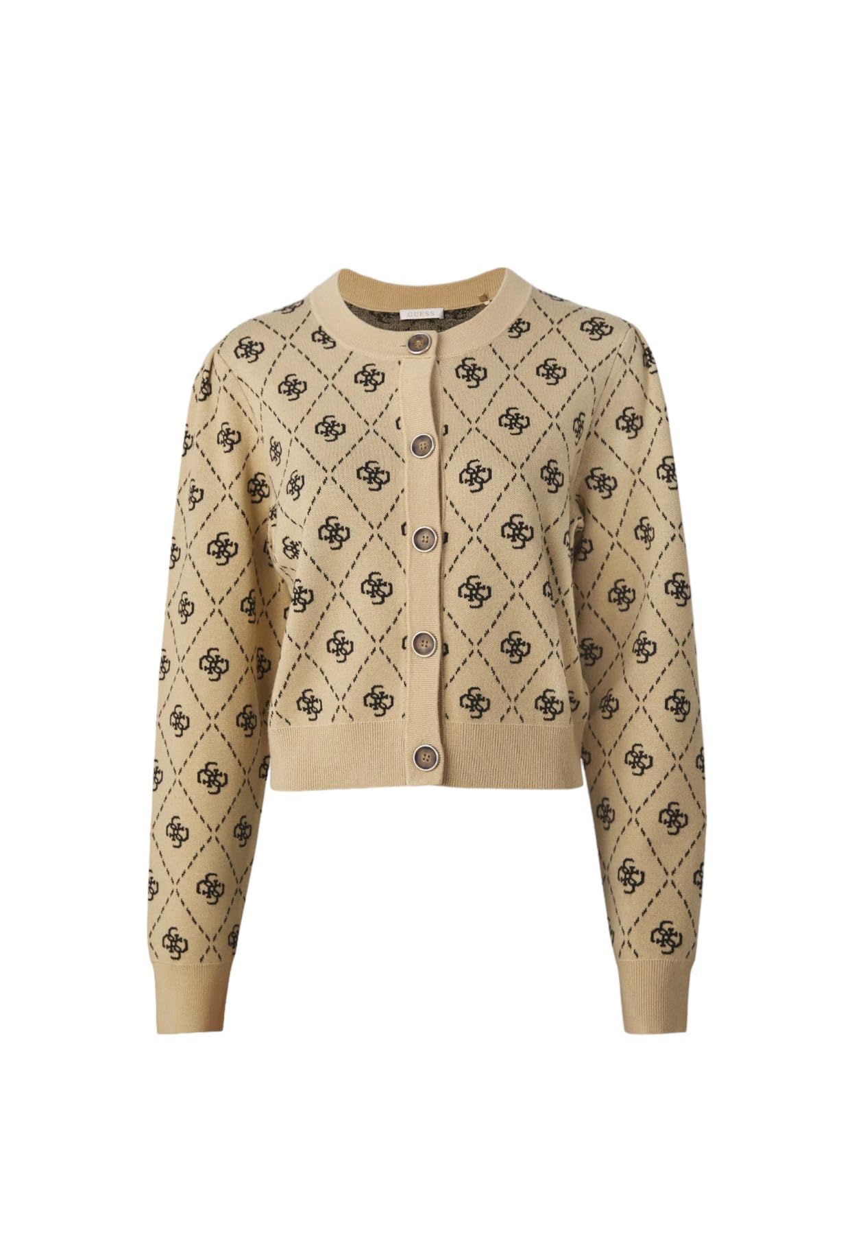 

Свитер GUESS SARAH 4G LS CN CARDI SWTR FN3N женский