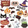 20pcs Cartoon Funny Photo Props Pumpkin Ghost House Bat Halloween Themed Decorations  Home Decor