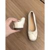 Height-increasing Shoes Ballet Shoes Women's Shallow-mouthed Single Shoes on One Foot