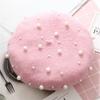 Women Girls Casual Soft Elegant Beret Hat Pearl Wool French Cap Painter Hats