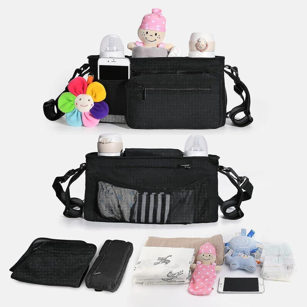 Multi-function Baby Stroller Hanging Storage & Diaper Bag with Large Capacity