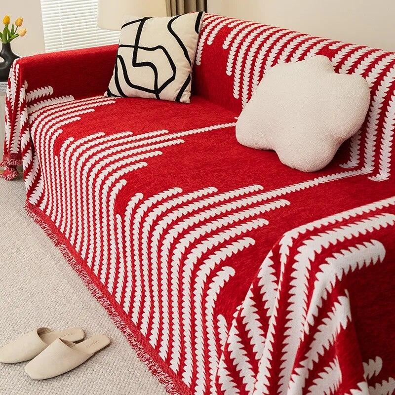 New Northern Europe Chenille Sofa Towel One Piece Dust-proof Sofa TowelSeat Cushion Four Seasons Universal Full Wrap Cover Cloth