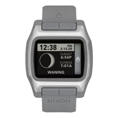 NIXON High Tide Shock-Resistant Digital Watch for Men and Women, Unisex (Gray)