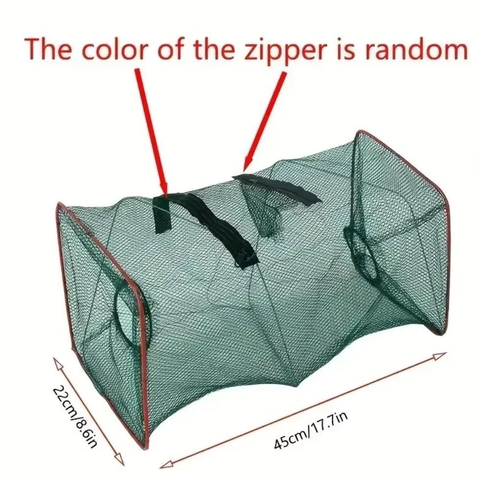 Rectangular Fish Trap Net Nylon Mesh Dip Net Cage Portable Fishing Net for Crab Shrimp Crayfish