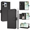 Leather Wallet Flip Case For Nokia C01 Plus C30 C10 C20 C300 C02 C32 C12 X30 X20 X10 G21 G11 G20 G10 G400 G42 G22 PU with 9 Card Slots and Wrist Strap