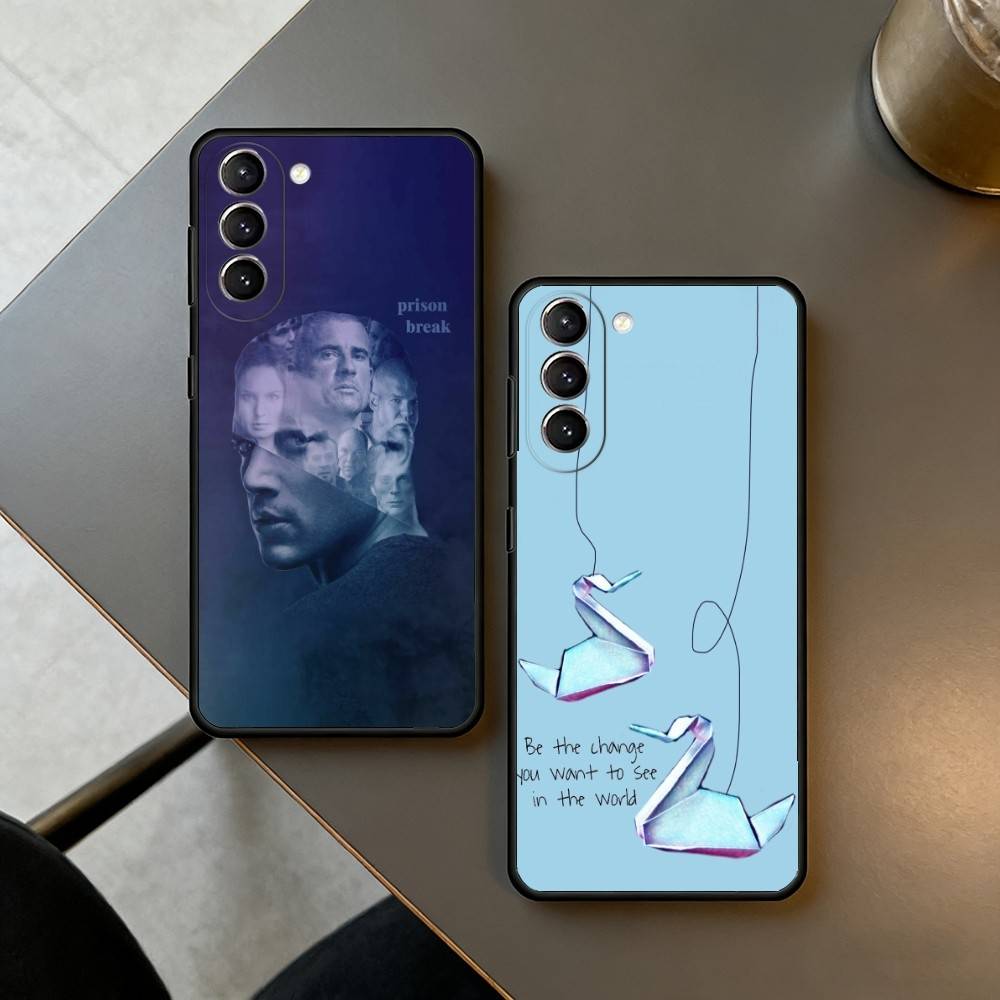 Movie P-Prison B-Break Case for Samsung Galaxy S21 S25 FE S24 S23 Ultra S20 S9 S22 Plus S10 TPU Cover