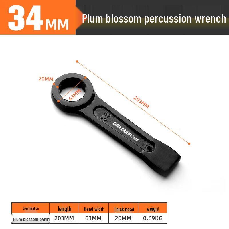 GREENER Heavy-Duty Striking Box Wrench