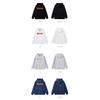 Wassup Letter Print Logo Sweatshirt Men's Hooded Autumn and Winter Fleece-Lined Loose Versatile Couple Pullover Top