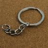 5pcs Key Ring Keychain with Link Chain Key Holder DIY Pendant Split Rings