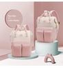 Stylish Multifunctional Mommy Backpack: Handheld & Shoulder Maternity Bag for Convenient Baby Outings