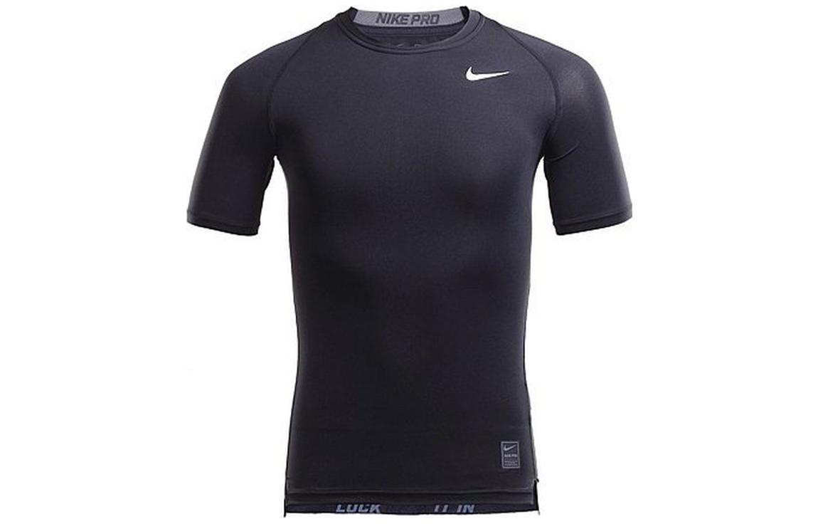 

Nike T Shirts Men s Black Crew Neck Moderate Straight Fit 826593-010 M