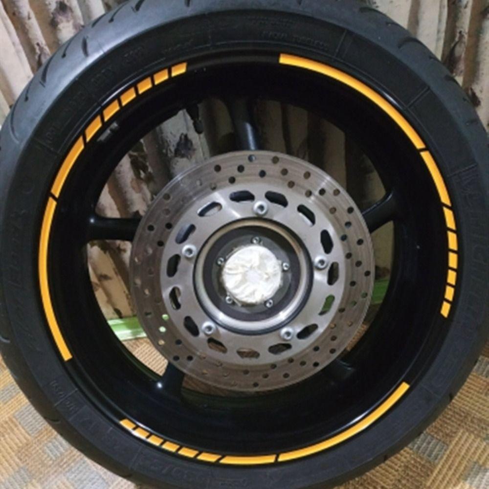 Reflective 18"Motorcycle Wheel Stickers Motorcycle Reflective Rim Tape  Motorcycle Accessories