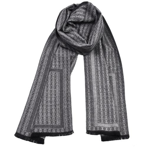 New Arrival High Quality Men's Double-sided Thickened Warm Scarf Korean Design Men's Knitted Scarves