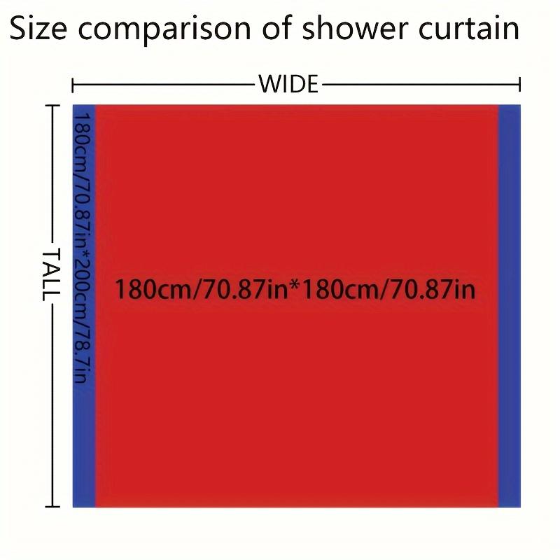 Vibrant Blue Forest Butterfly Shower Curtain With Hooks-Animal Print, Decorative Shower Curtain Available All Season 180X180Cm