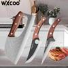 WXCOO Multifunctional Vegetable Cutting Knife Stainless Steel Kitchen Fruit Slicing Meat Cleaver Labour-saving Chopping Knife