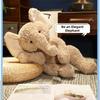 Soft Plush Toy Comfortable Stuffed Elephant Home Furnishings Plush Elephant  Sleep Companion