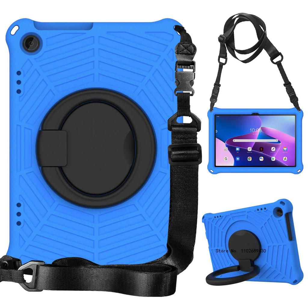 EVA Kids Case for Xiaoxin Pad 10.6 TB125FU Tablet Cover M10 Plus 3rd 10.1 TB328FU Shockproof Kickstand Handle Strap