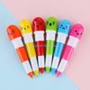 R6FF Shaped Assorted Multicolor Pens 6 Mini Retractable Vitamin Capsule Pens for Gifts and Prizes