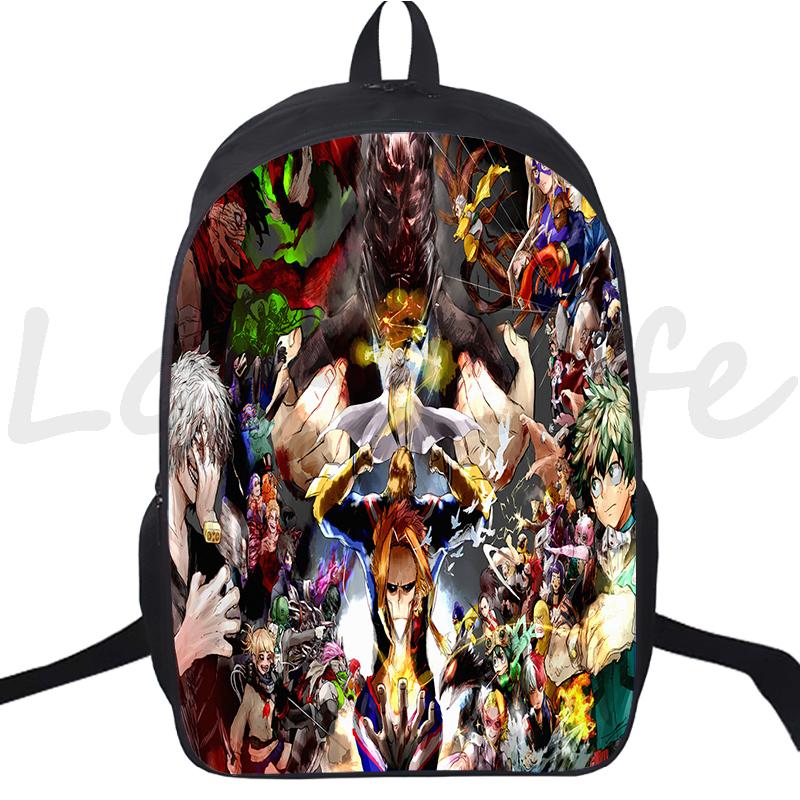 Anime Backpack My Hero Academia School Bags for Boys Girls Boku No Hero Academia Bagpack Teens Travel Bag Rucksack Kids Mochila